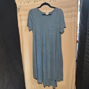 LuLaRoe Blue High Low Dress
